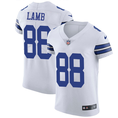 Nike Cowboys #88 CeeDee Lamb White Men's Stitched NFL New Elite Jersey Nike Cowboys #88 CeeDee Lamb White Men's Stitched NFL New Elite Jersey