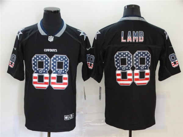 Nike Cowboys 88 Ceedee Lamb Black USA Flag Fashion Limited Jersey Nike Cowboys 88 Ceedee Lamb Black USA Flag Fashion Limited Jersey