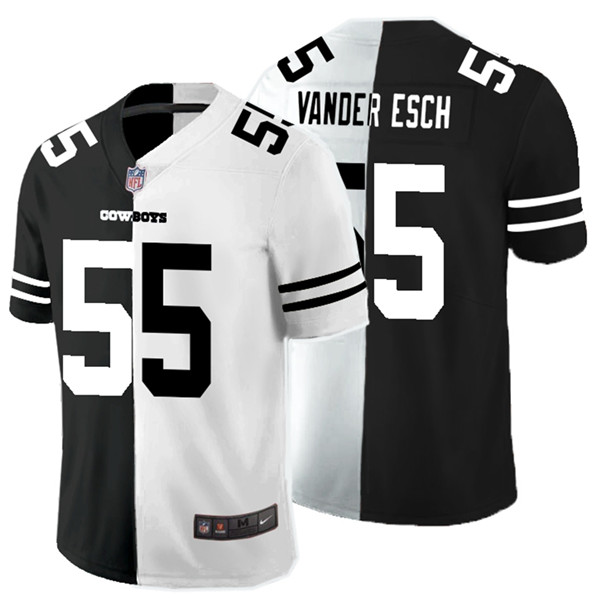 Nike Cowboys 55 Leighton Vander Esch Black And White Split Vapor Untouchable Limited Jersey Nike Cowboys 55 Leighton Vander Esch Black And White Split Vapor Untouchable Limited Jersey