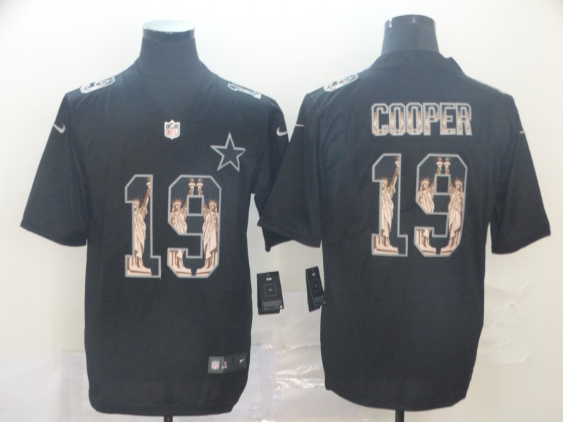 Nike Cowboys 19 Amari Cooper Black Statue Of Liberty Limited Jersey Nike Cowboys 19 Amari Cooper Black Statue Of Liberty Limited Jersey