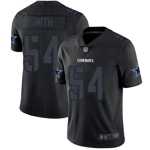 Cowboys #54 Jaylon Smith Black Men's Stitched Football Limited Rush Impact Jersey Cowboys #54 Jaylon Smith Black Men's Stitched Football Limited Rush Impact Jersey