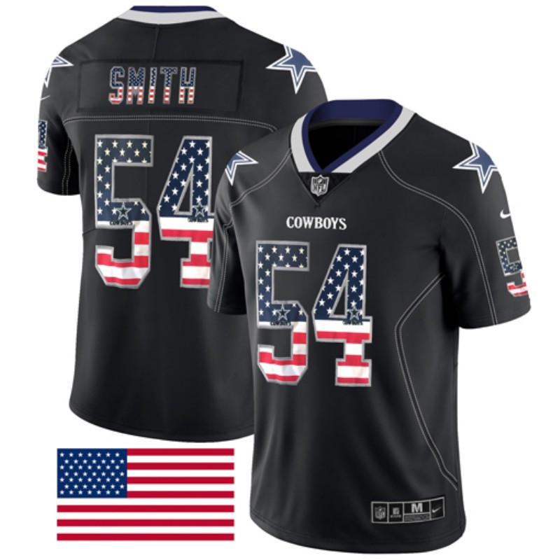 Nike Cowboys 54 Jaylon Smith Black USA Flash Fashion Limited Jersey Nike Cowboys 54 Jaylon Smith Black USA Flash Fashion Limited Jersey