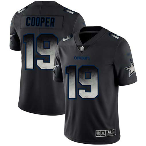Cowboys #19 Amari Cooper Black Men's Stitched Football Vapor Untouchable Limited Smoke Fashion Jersey Cowboys #19 Amari Cooper Black Men's Stitched Football Vapor Untouchable Limited Smoke Fashion Jersey