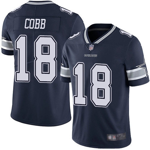 Cowboys #18 Randall Cobb Navy Blue Team Color Men's Stitched Football Vapor Untouchable Limited Jersey Cowboys #18 Randall Cobb Navy Blue Team Color Men's Stitched Football Vapor Untouchable Limited Jersey