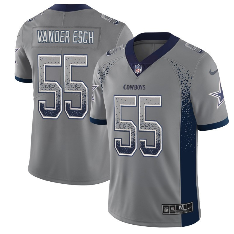 Nike Cowboys 55 Leighton Vander Esch Gray Drift Fashion Limited Jersey Nike Cowboys 55 Leighton Vander Esch Gray Drift Fashion Limited Jersey