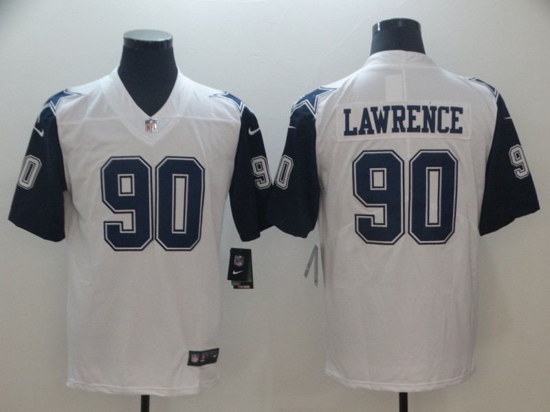 Nike Cowboys 90 DeMarcus Lawrence White Color Rush Limited Jersey Nike Cowboys 90 DeMarcus Lawrence White Color Rush Limited Jersey