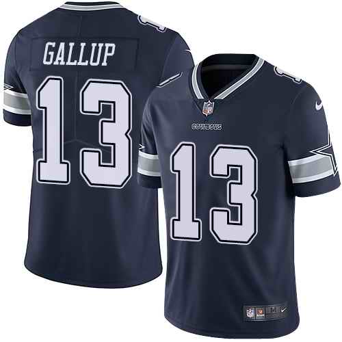 Nike Cowboys 13 Michael Gallup Navy Vapor Untouchable Limited Jersey Nike Cowboys 13 Michael Gallup Navy Vapor Untouchable Limited Jersey