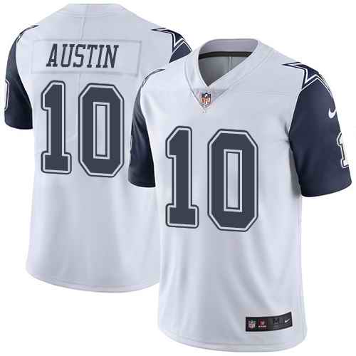 Nike Cowboys 10 Tavon Austin White Color Rush Limited Jersey Nike Cowboys 10 Tavon Austin White Color Rush Limited Jersey