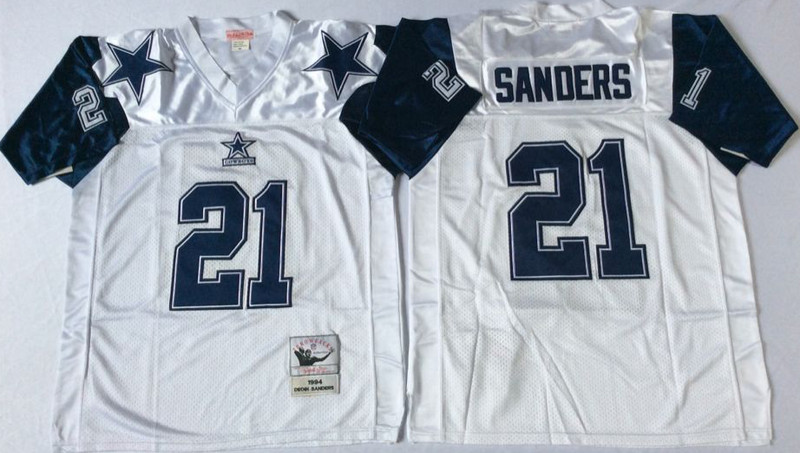 Mitchell&Ness cowboys #21 Deion Sanders Throwback Stitched NFL Jersey Mitchell&Ness cowboys #21 Deion Sanders Throwback Stitched NFL Jersey