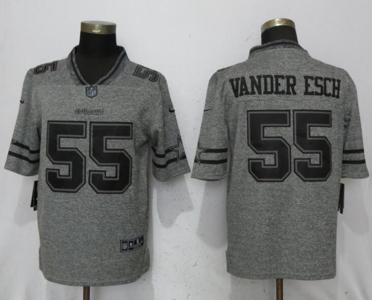 Nike Cowboys #55 Leighton Vander Esch Gray Gridiron Gray Vapor Untouchable Limited Jersey Nike Cowboys #55 Leighton Vander Esch Gray Gridiron Gray Vapor Untouchable Limited Jersey