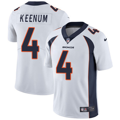 Nike Broncos #4 Case Keenum White Men's Stitched NFL Vapor Untouchable Limited Jersey Nike Broncos #4 Case Keenum White Men's Stitched NFL Vapor Untouchable Limited Jersey