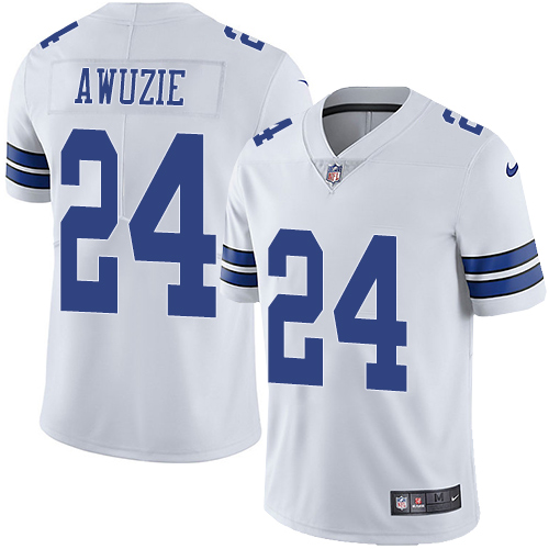 Nike Cowboys #24 Chidobe Awuzie White Men's Stitched NFL Vapor Untouchable Limited Jersey Nike Cowboys #24 Chidobe Awuzie White Men's Stitched NFL Vapor Untouchable Limited Jersey