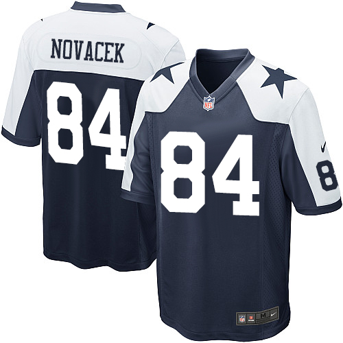 Nike Cowboys #84 Jay Novacek Navy Blue Men's Throwback Alternate NFL Game Jersey Nike Cowboys #84 Jay Novacek Navy Blue Men's Throwback Alternate NFL Game Jersey