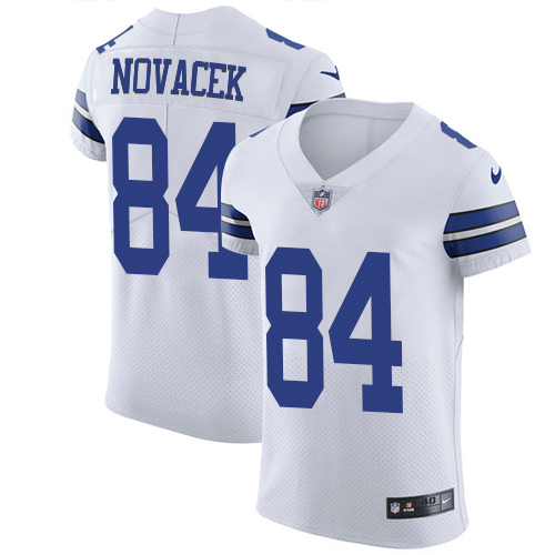 Nike Cowboys #84 Jay Novacek White Men's Stitched NFL Vapor Untouchable Elite Jersey Nike Cowboys #84 Jay Novacek White Men's Stitched NFL Vapor Untouchable Elite Jersey
