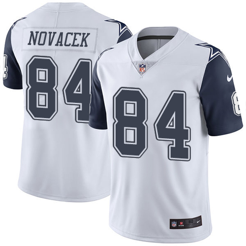 Nike Cowboys #84 Jay Novacek White Men's Rush Vapor Untouchable NFL Elite Jersey Nike Cowboys #84 Jay Novacek White Men's Rush Vapor Untouchable NFL Elite Jersey