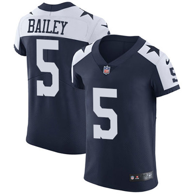Nike Cowboys #5 Dan Bailey Navy Blue Thanksgiving Men's Stitched NFL Vapor Untouchable Throwback Elite Jersey Nike Cowboys #5 Dan Bailey Navy Blue Thanksgiving Men's Stitched NFL Vapor Untouchable Throwback Elite Jersey
