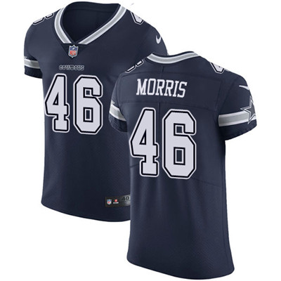 Nike Cowboys #46 Alfred Morris Navy Blue Team Color Men's Stitched NFL Vapor Untouchable Elite Jersey Nike Cowboys #46 Alfred Morris Navy Blue Team Color Men's Stitched NFL Vapor Untouchable Elite Jersey