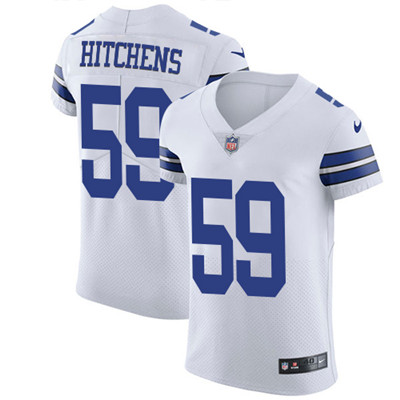Nike Cowboys #59 Anthony Hitchens White Men's Stitched NFL Vapor Untouchable Elite Jersey Nike Cowboys #59 Anthony Hitchens White Men's Stitched NFL Vapor Untouchable Elite Jersey