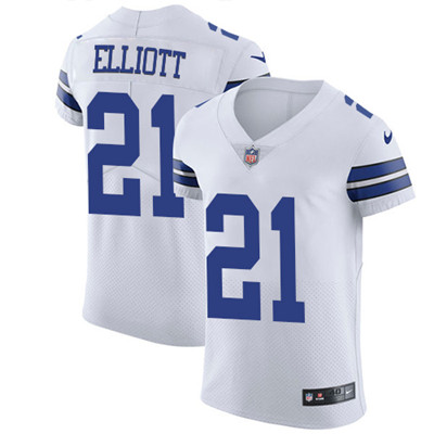 Nike Cowboys #21 Ezekiel Elliott White Men's Stitched NFL Vapor Untouchable Elite Jersey Nike Cowboys #21 Ezekiel Elliott White Men's Stitched NFL Vapor Untouchable Elite Jersey