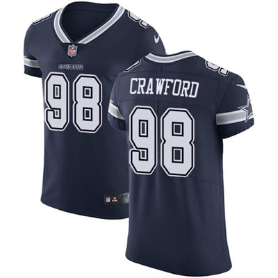 Nike Cowboys #98 Tyrone Crawford Navy Blue Team Color Men's Stitched NFL Vapor Untouchable Elite Jersey Nike Cowboys #98 Tyrone Crawford Navy Blue Team Color Men's Stitched NFL Vapor Untouchable Elite Jersey