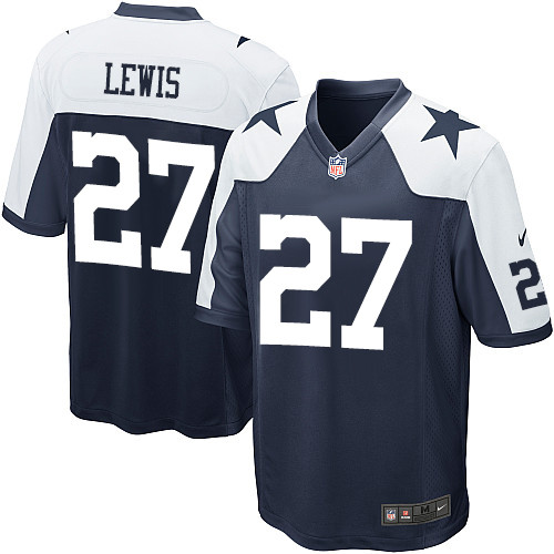 Nike Cowboys #27 Jourdan Lewis Game Navy Blue Men's Throwback Alternate NFL Jersey Nike Cowboys #27 Jourdan Lewis Game Navy Blue Men's Throwback Alternate NFL Jersey