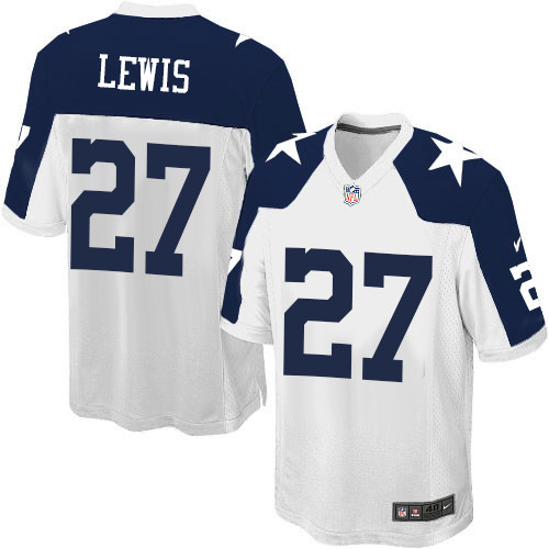 Nike Cowboys #27 Jourdan Lewis White Men's Throwback Alternate NFL Game Jersey Nike Cowboys #27 Jourdan Lewis White Men's Throwback Alternate NFL Game Jersey