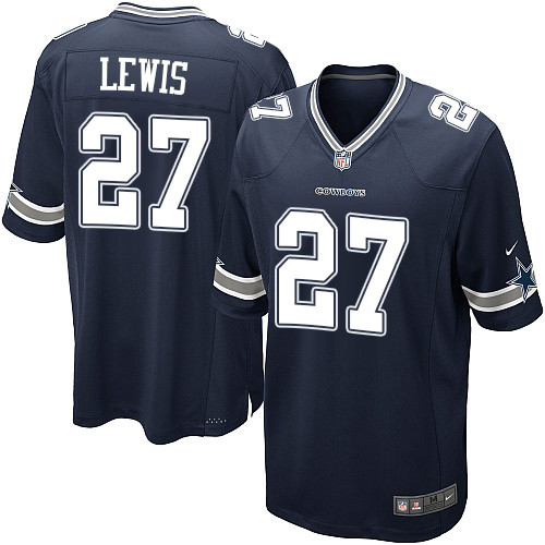 Nike Cowboys #27 Jourdan Lewis Navy Blue Men's Team Color NFL Game Jersey Nike Cowboys #27 Jourdan Lewis Navy Blue Men's Team Color NFL Game Jersey