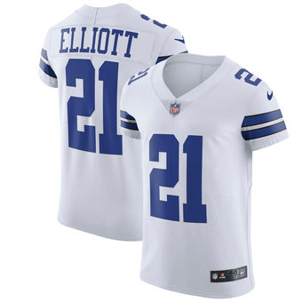 Men's Dallas Cowboys Ezekiel Elliott Nike White Vapor Untouchable Elite Jersey Men's Dallas Cowboys Ezekiel Elliott Nike White Vapor Untouchable Elite Jersey