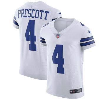 Men's Dallas Cowboys Dak Prescott Nike White Vapor Untouchable Elite Jersey Men's Dallas Cowboys Dak Prescott Nike White Vapor Untouchable Elite Jersey