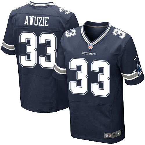 Nike Cowboys #33 Chidobe Awuzie Navy Blue Team Color Men's Stitched NFL Elite Jersey Nike Cowboys #33 Chidobe Awuzie Navy Blue Team Color Men's Stitched NFL Elite Jersey