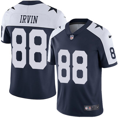 Nike Cowboys #88 Michael Irvin Navy Blue Thanksgiving Men's Stitched NFL Vapor Untouchable Limited Throwback Jersey Nike Cowboys #88 Michael Irvin Navy Blue Thanksgiving Men's Stitched NFL Vapor Untouchable Limited Throwback Jersey