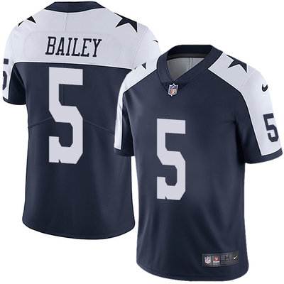 Nike Cowboys #5 Dan Bailey Navy Blue Thanksgiving Men's Stitched NFL Vapor Untouchable Limited Throwback Jersey Nike Cowboys #5 Dan Bailey Navy Blue Thanksgiving Men's Stitched NFL Vapor Untouchable Limited Throwback Jersey
