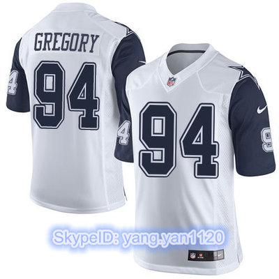 Nike Cowboys #94 Randy Gregory White Men's Stitched NFL Limited Rush Jersey Nike Cowboys #94 Randy Gregory White Men's Stitched NFL Limited Rush Jersey