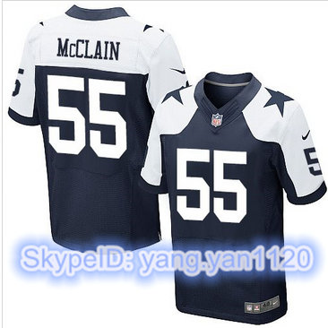 Nike Dallas Cowboys #55 Rolando McClain Navy Blue Thanksgiving Throwback Men's Stitched NFL Elite Jersey Nike Dallas Cowboys #55 Rolando McClain Navy Blue Thanksgiving Throwback Men's Stitched NFL Elite Jersey