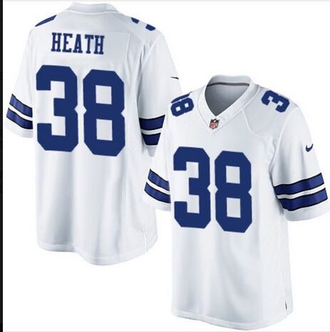 Nike Dallas Cowboys Jeff Heath #38 white elite Jerseys