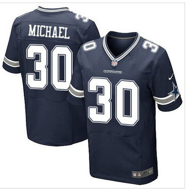 Nike Dallas Cowboys #30 Christine Michael Navy Blue Team Color Men's Stitched NFL Elite Jersey Nike Dallas Cowboys #30 Christine Michael Navy Blue Team Color Men's Stitched NFL Elite Jersey