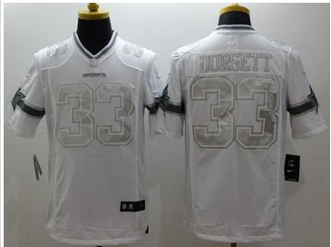 New Dallas Cowboys #33 Tony Dorsett White Men's Stitched NFL Limited Platinum Jersey New Dallas Cowboys #33 Tony Dorsett White Men's Stitched NFL Limited Platinum Jersey