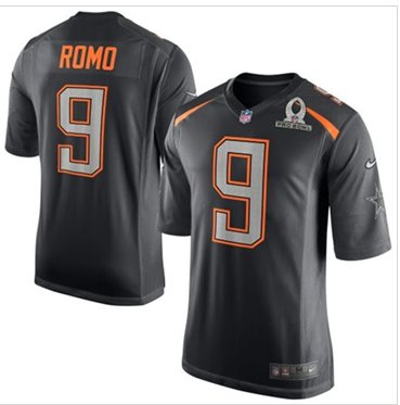 NEW Cowboys #9 Tony Romo Grey Pro Bowl Stitched NFL Elite Team Irvin Jersey