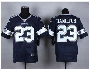 New Dallas Cowboys #23 Jakar Hamilton Navy Blue Team Color NFL Elite Jersey