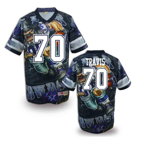 New Dallas Cowboys 70 Zack Martin Team Color NFL Elite Fanatical Version Jersey