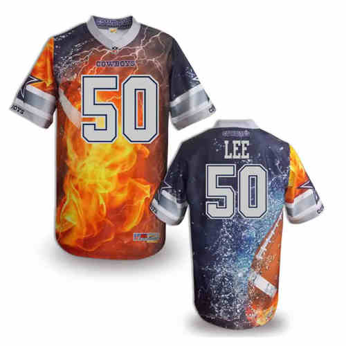 New Dallas Cowboys #50 Sean Lee Color NFL Elite Fanatical Version Jersey