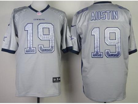 NEW Dallas Cowboys 19 Miles Austin Grey Drift Fashion Elite NFL Jerseys NEW Dallas Cowboys 19 Miles Austin Grey Drift Fashion Elite NFL Jerseys