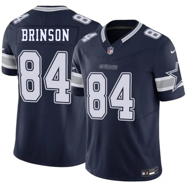 Men's Dallas Cowboys #84 Romello Brinson Navy 2026 F.U.S.E Vapor Untouchable Limited Stitched Football Jersey
