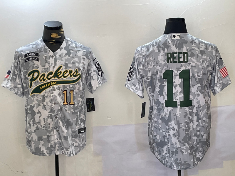 Men's Green Bay Packers #11 Jayden Reed 2024 Arctic Camo Salute To Service Stitched Baseball Jersey 1 Men's Green Bay Packers #11 Jayden Reed 2024 Arctic Camo Salute To Service Stitched Baseball Jersey 1