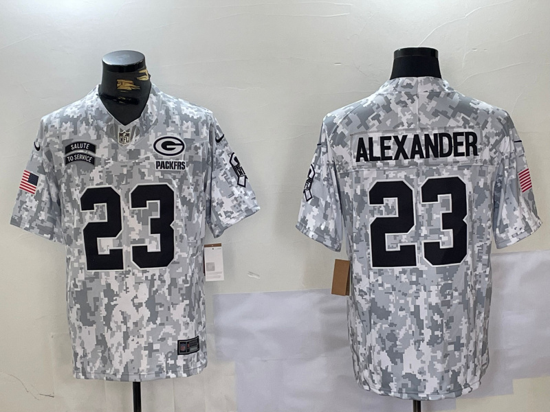 men's green bay packers #23 jaire alexander 2024 f.u.s.e arctic camo salute to service limited stitched football jersey_副本 men's green bay packers #23 jaire alexander 2024 f.u.s.e arctic camo salute to service limited stitched football jersey_副本