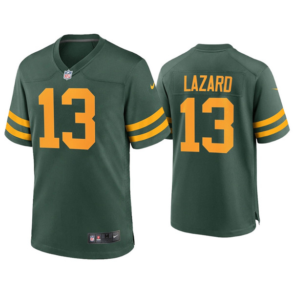 Men's Packers #13 Allen Lazard Alternate Limited Green Jersey Men's Packers #13 Allen Lazard Alternate Limited Green Jersey