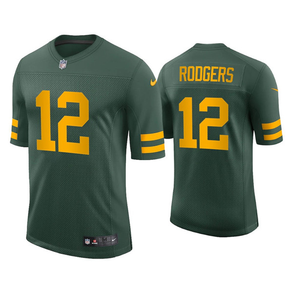 Packers #12 Aaron Rodgers Alternate Green Vapor Limited Jersey Packers #12 Aaron Rodgers Alternate Green Vapor Limited Jersey