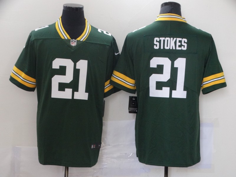 Men's Nike Green Bay Packers #21 Eric Stokes Green 2021 Vapor Untouchable Stitched Jersey Men's Nike Green Bay Packers #21 Eric Stokes Green 2021 Vapor Untouchable Stitched Jersey