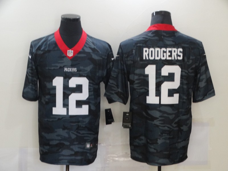 Nike Packers 12 Aaron Rodgers Black Camo Limited Jersey Nike Packers 12 Aaron Rodgers Black Camo Limited Jersey