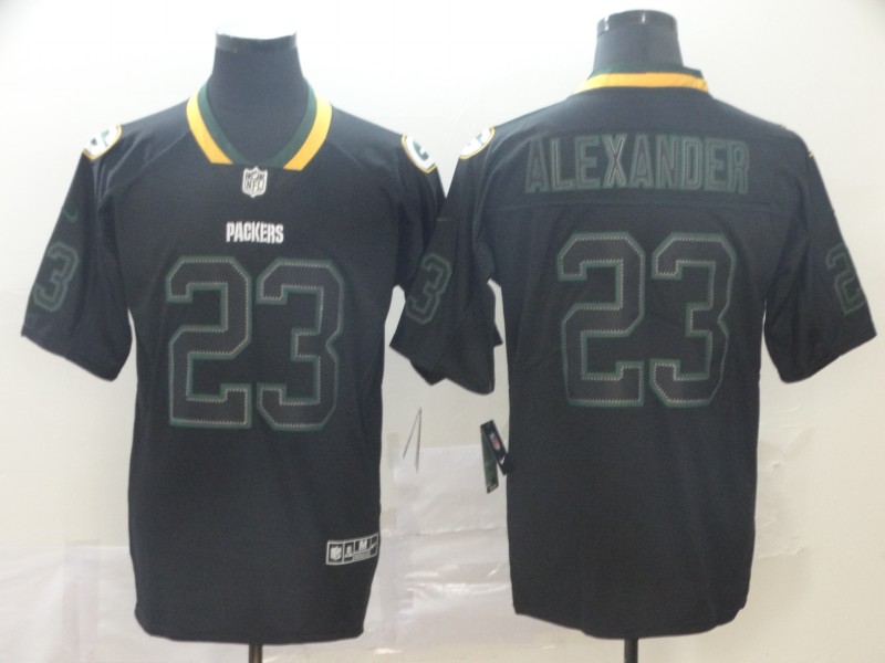 Packers 23 Jaire Alexander Black Shadow Legend Limited Jersey Packers 23 Jaire Alexander Black Shadow Legend Limited Jersey